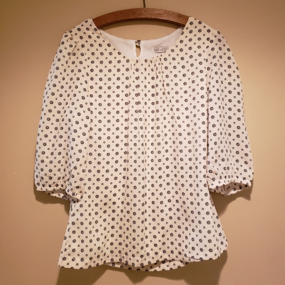 MikaRose | Cream Blouse